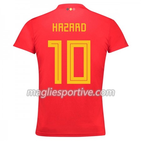 Completo Calcio Belgio Hazard 10 Divisa Prima Mondiali 2018